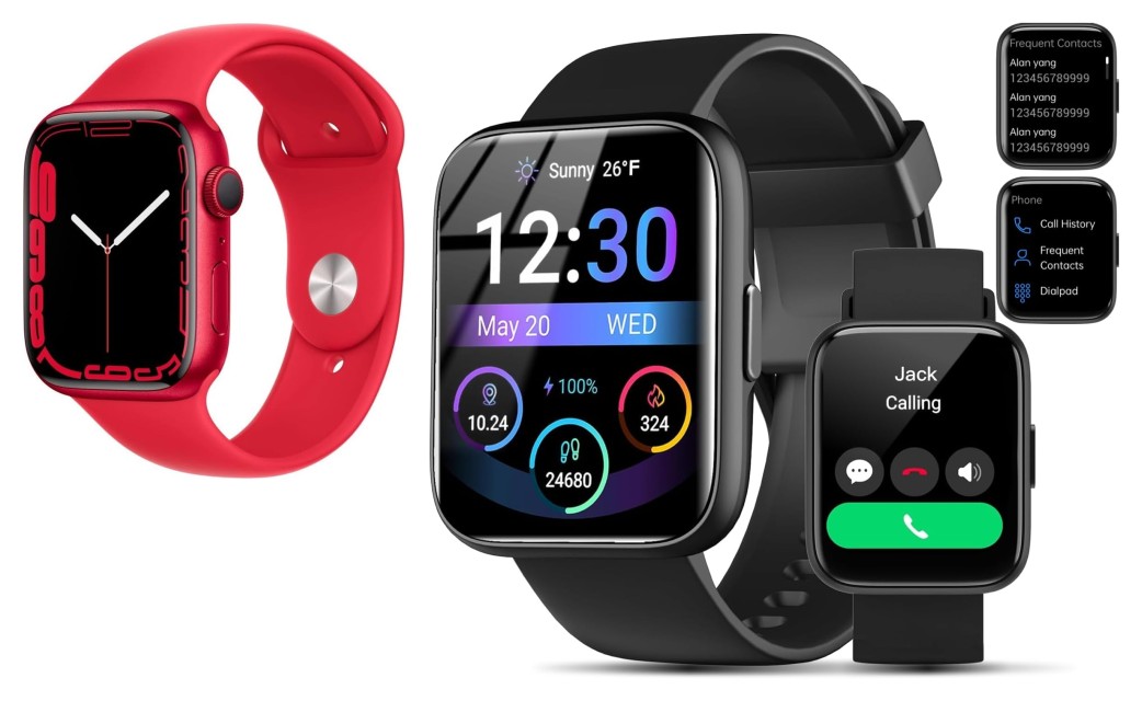 Comparing Smartwatches: Apple Watch Series 7 vs. JeeJTek Smart Watch