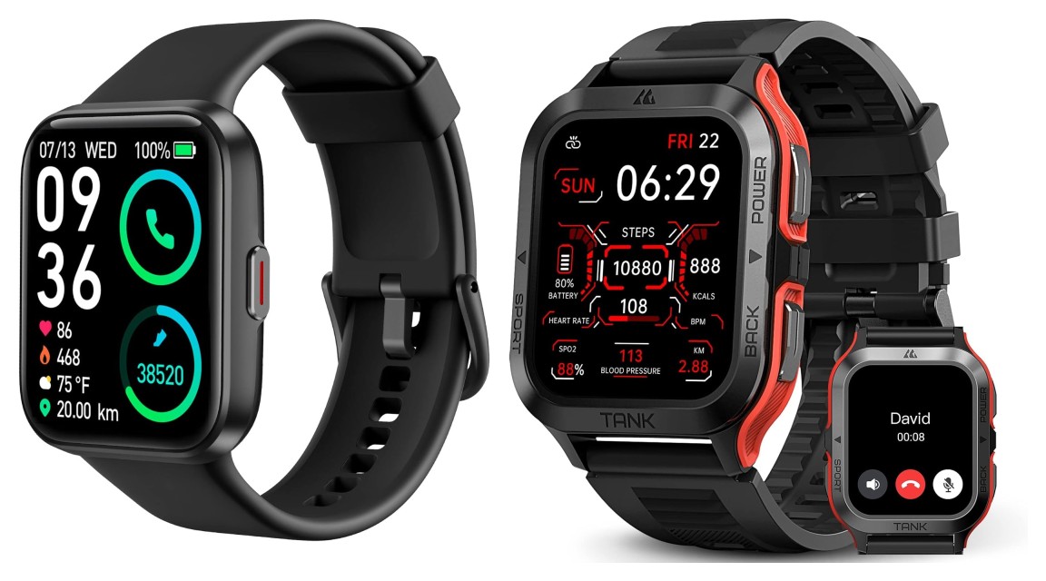 Comparing SKG V7 Pro and AMAZTIM M2 Smart Watches