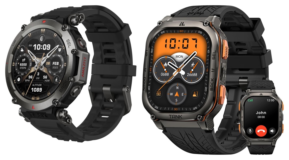 Amazfit T-Rex Ultra vs. AMAZTIM Military Smart Watch: A Comprehensive Comparison